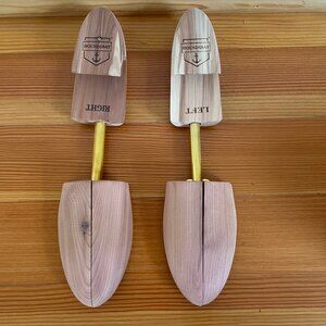 Houndsbay Men’s Cedar Wood Shoe Tree – Split Toe Size S 6.5 - 7.5